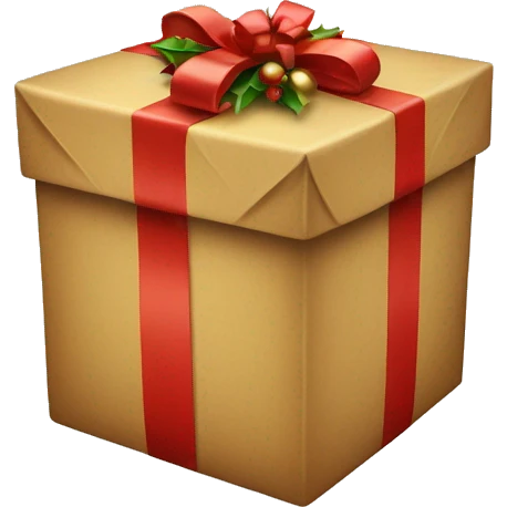Christmas present emoji