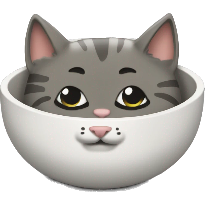 Cat bowl emoji