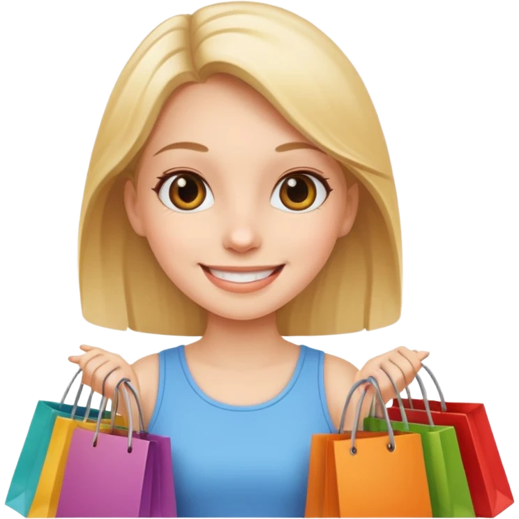 Girl shopping emoji