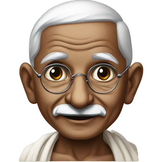 Mahatma Gandhi  emoji