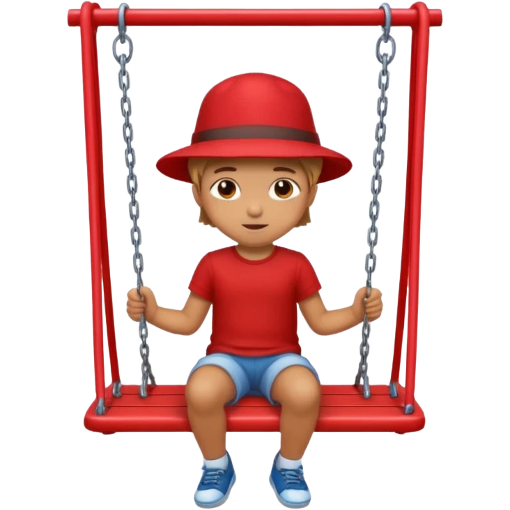 kid red swing emoji