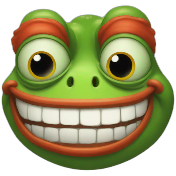 Pepe the clown Frog emoji