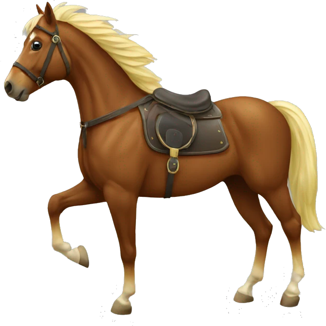 Horse, an integral part of Cossack culture representing speed and freedom. emoji