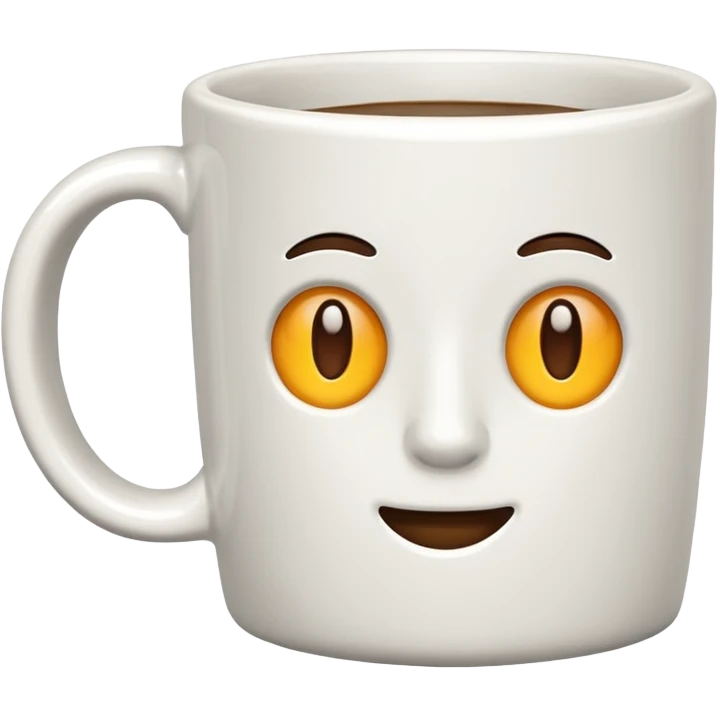 White coffee mug emoji