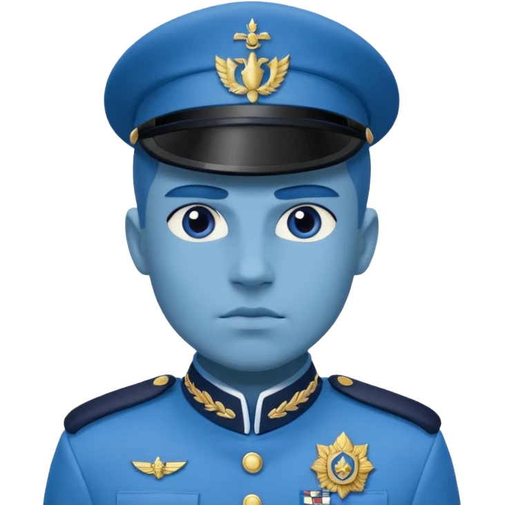 blue uniformed uk guardian emoji