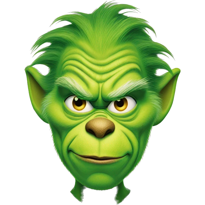 The grinch emoji