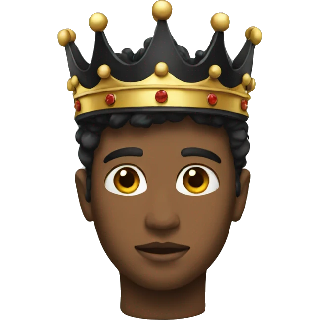 black crown emoji