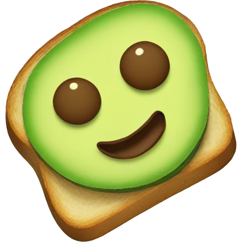 Avocado toast emoji