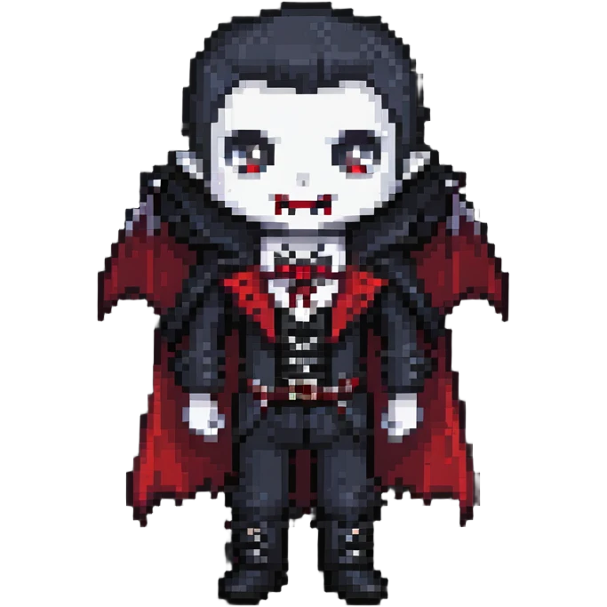 Tiny vampire emoji