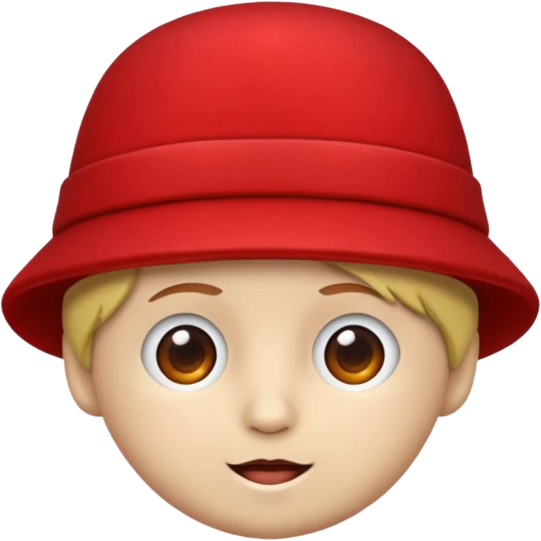 فقط کلاه به رنگ قرمز emoji