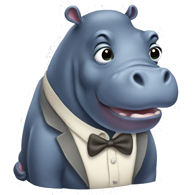 moodeng the hippo emoji