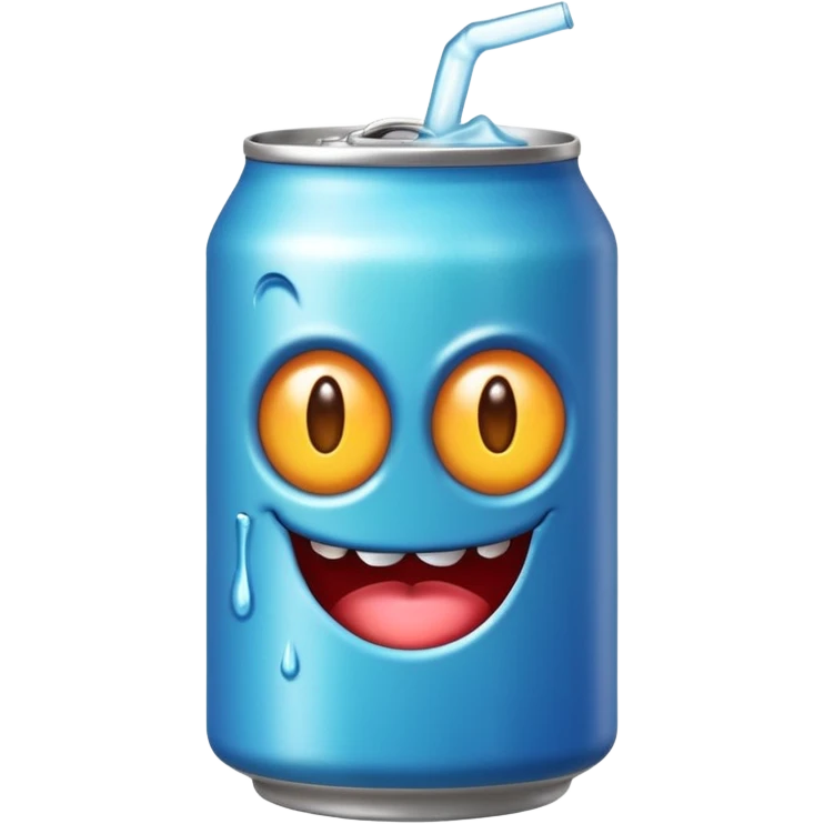 Crea un emoji de una lata de monster blanca de la bebida energética  emoji