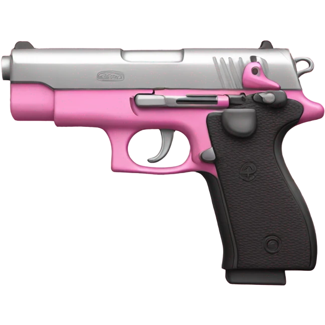 pink gun emoji
