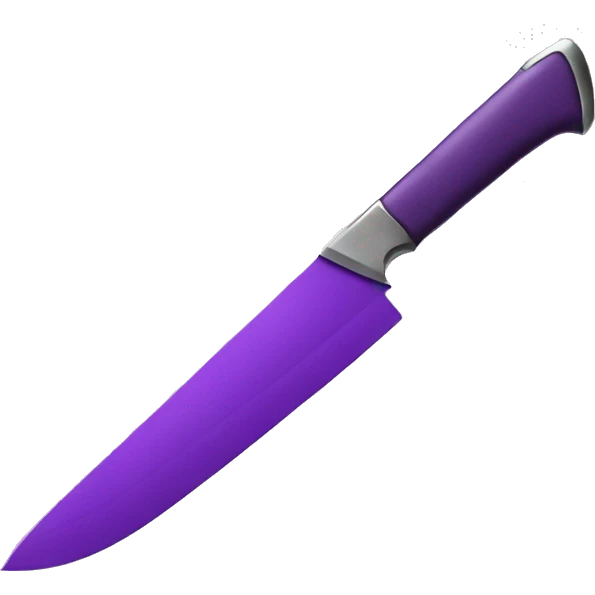 purple knife emoji