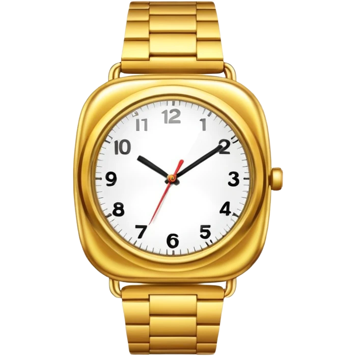 reloj dorado emoji