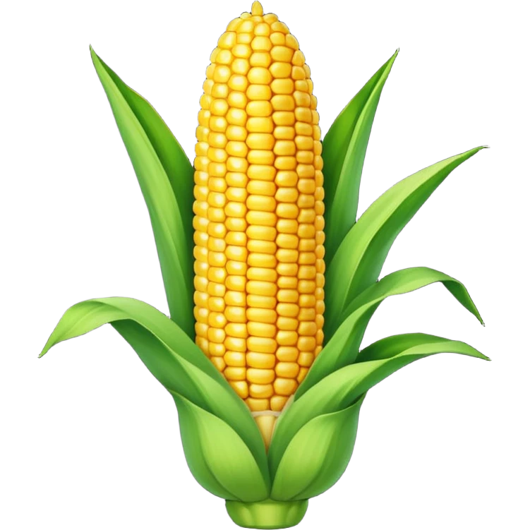 corn on the cob, vibrant, simple, clear emoji