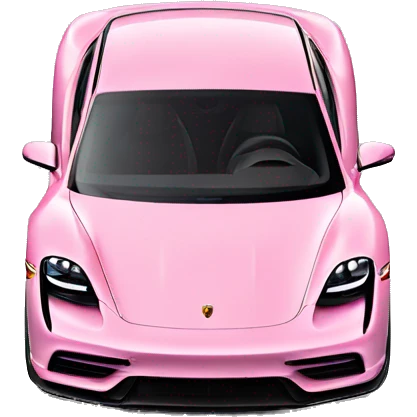 Porsche taycan light-pink color  emoji