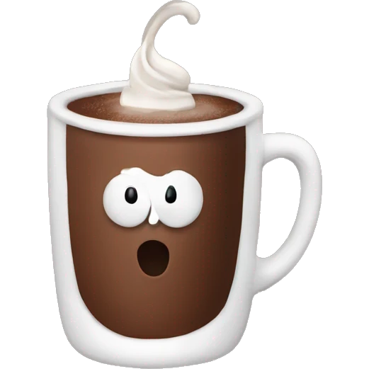 Hot chocolate emoji