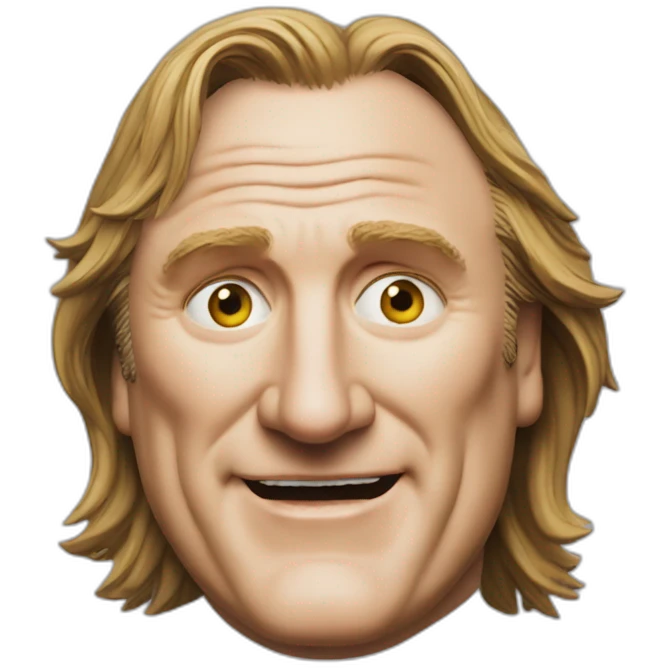 Gérard depardieu bois du vin emoji