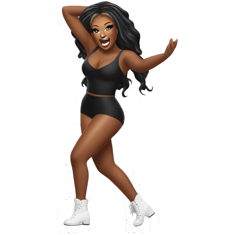 Megan Thee Stallion dancing emoji