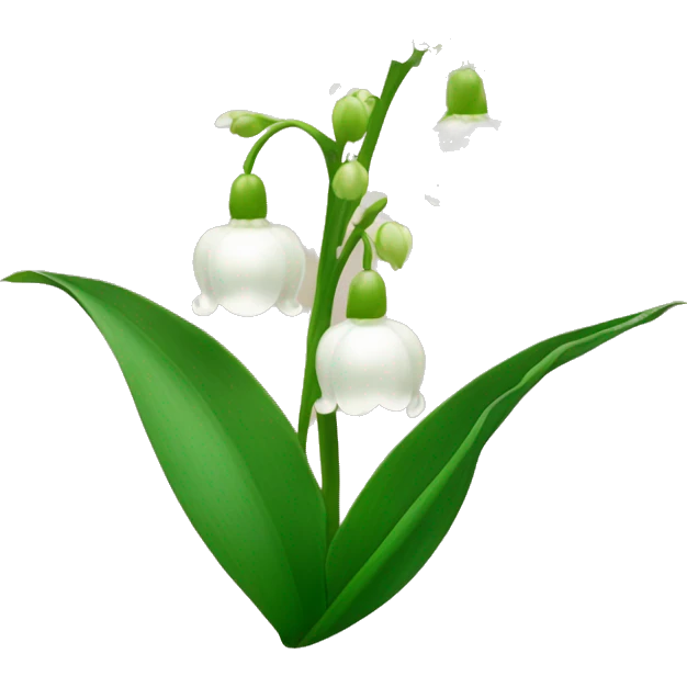 lily of the valley flower  emoji