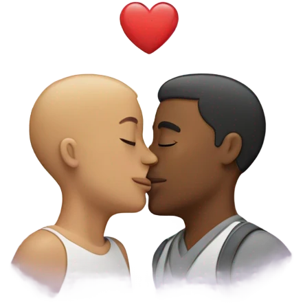 3 people kissing emoji