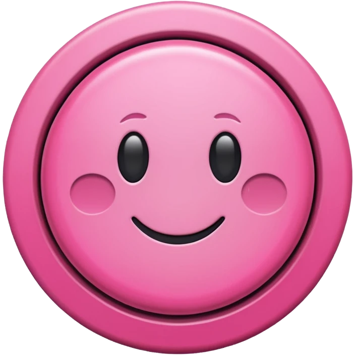 pink press button emoji