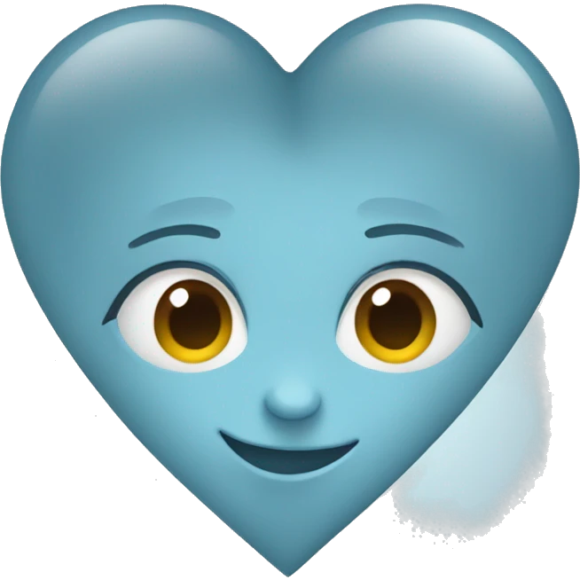Light blue heart emoji