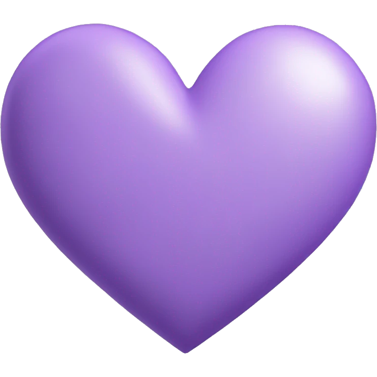 Lilac Purple Heart  emoji