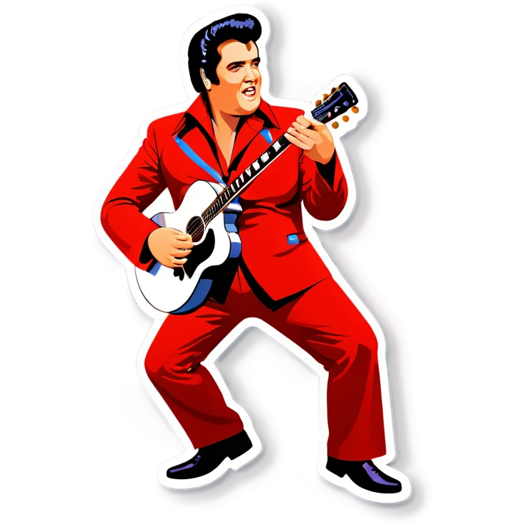 Fat elvis emoji