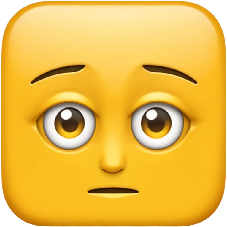 iPhone emoji eyes looking down emoji