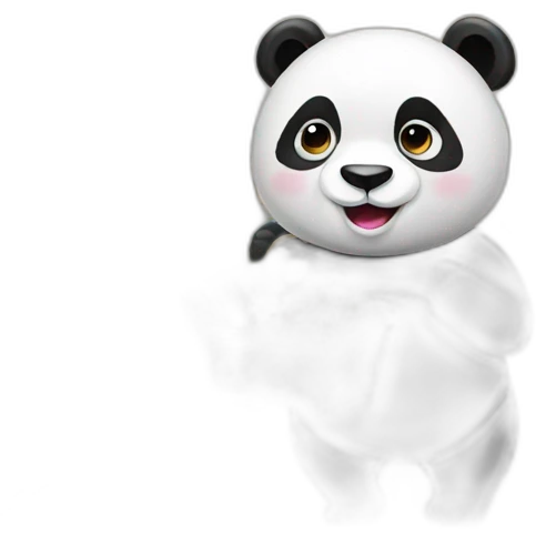 panda shopping emoji