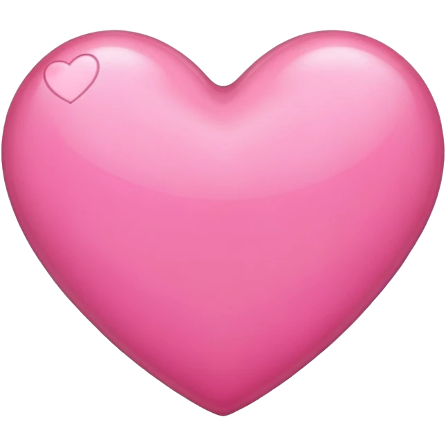 Pink heart  emoji