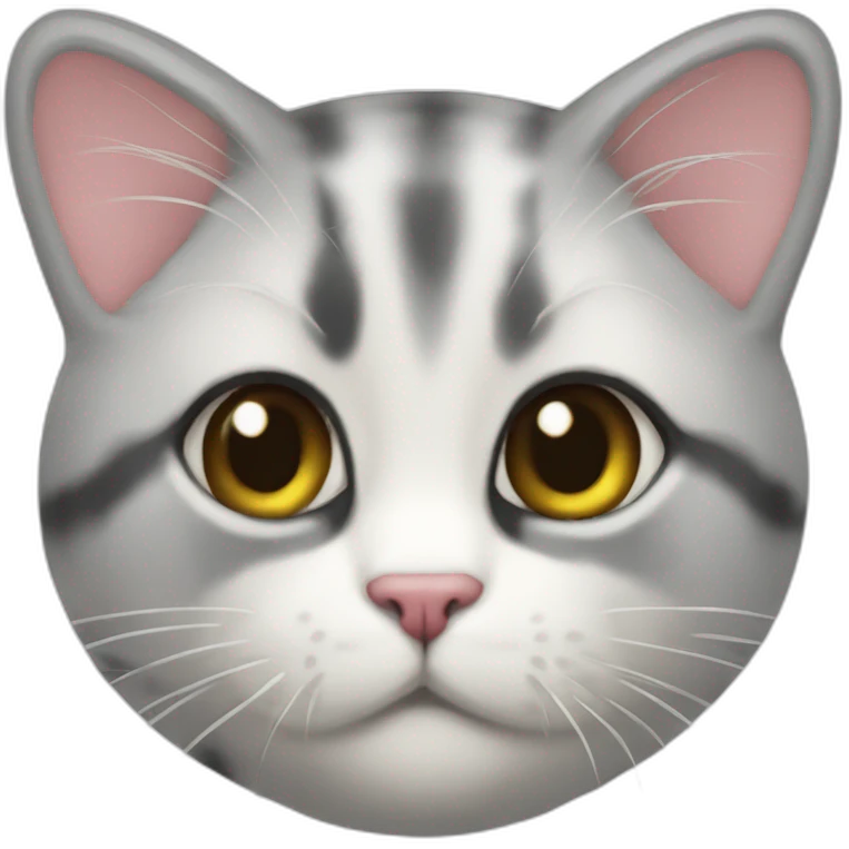 Кошка красит ногти emoji