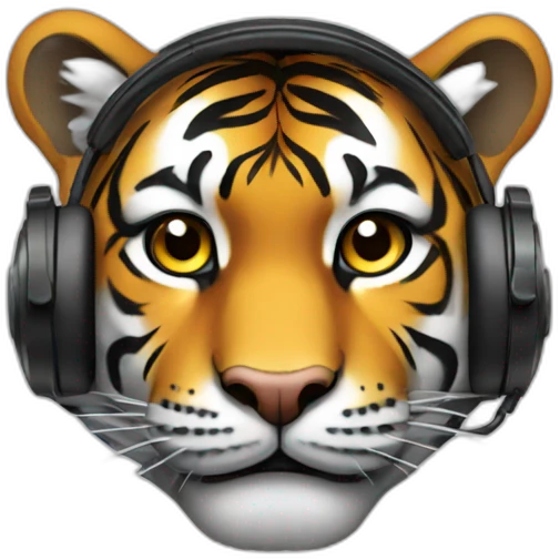 Dj tiger emoji