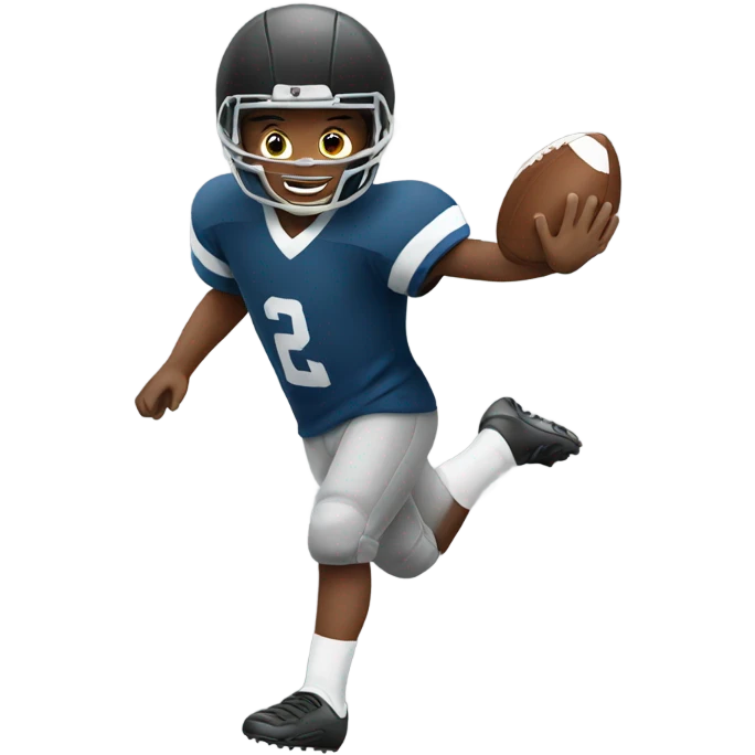 boy playing football emoji