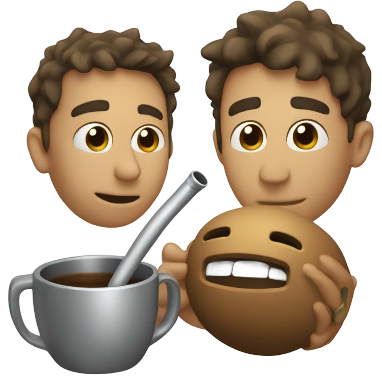 persona tomando mate emoji