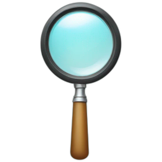 magnifying glass emoji
