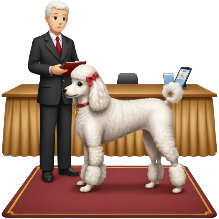 Poodle Dog Meeting and Trial emoji