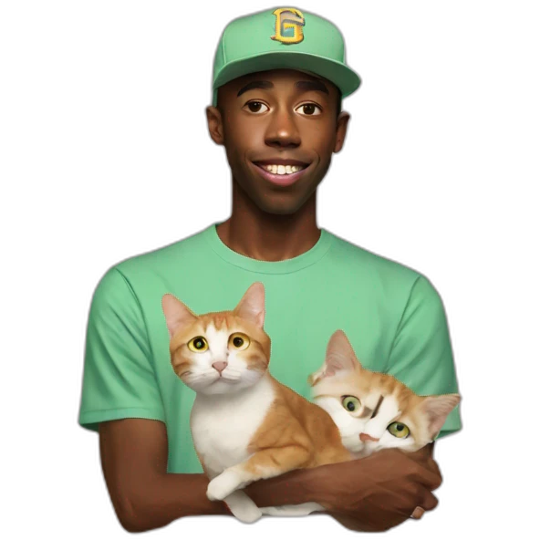 tyler, the creator with cat emoji
