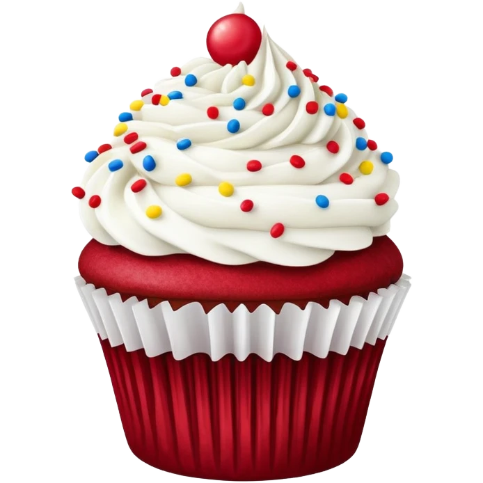 Red velvet Cupcake  emoji