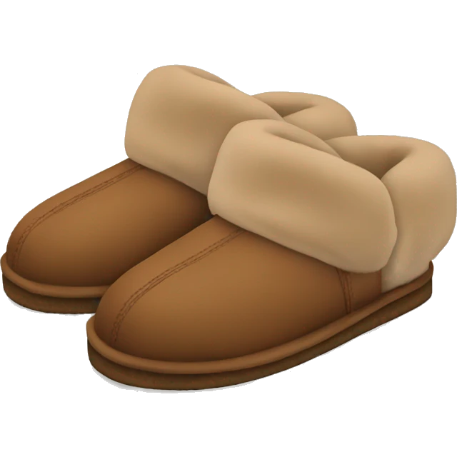 Ugg slippers brown emoji