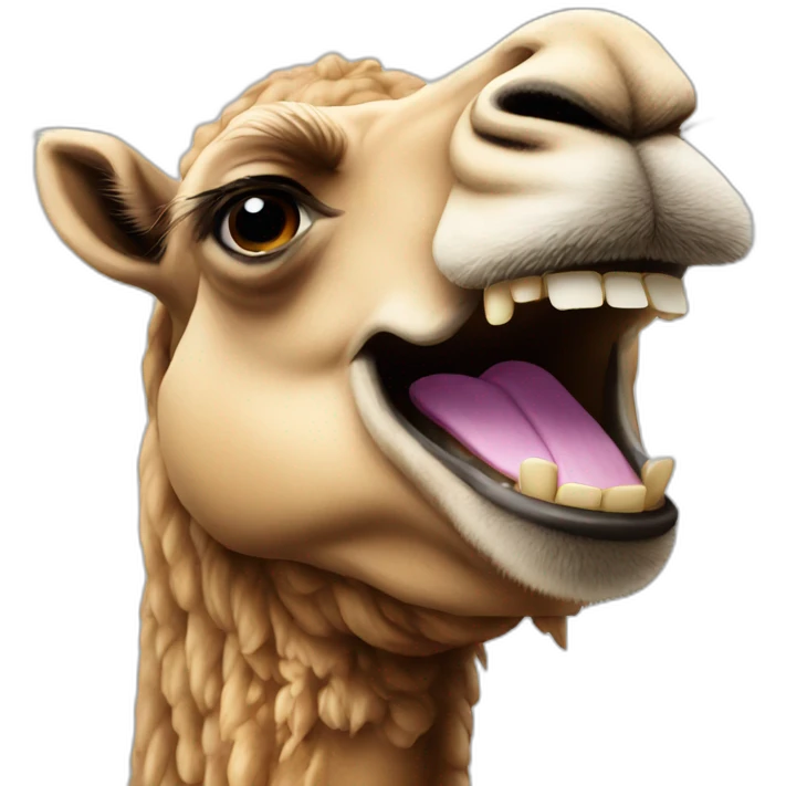 camel laughing emoji