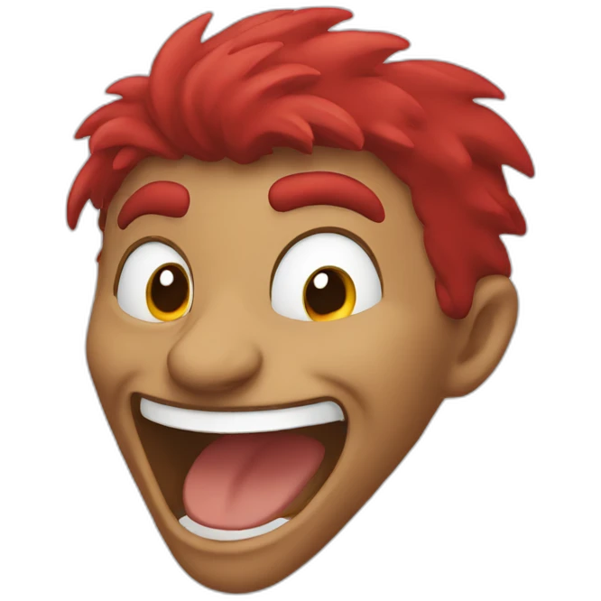 the red falcon laughs emoji