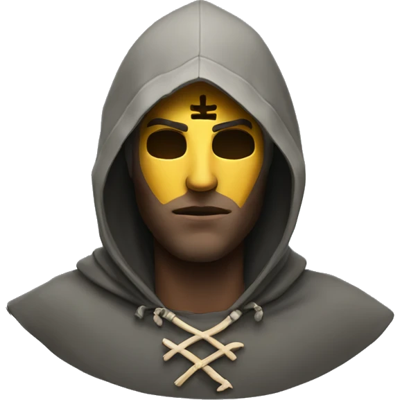Zodiac hood with cross hair symbol  emoji