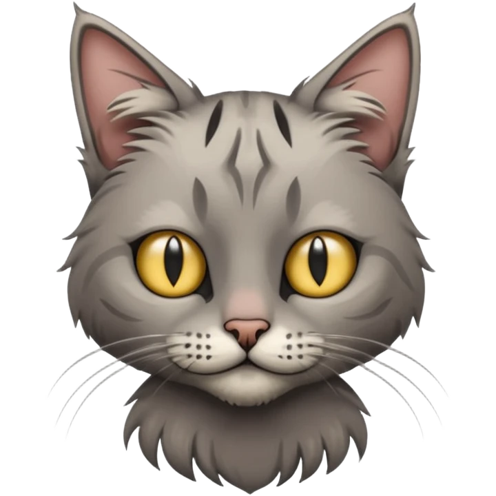 homeless poor cat emoji