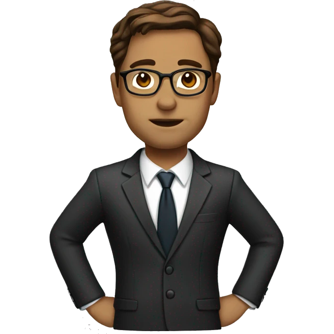 Brown hair lawyer  emoji