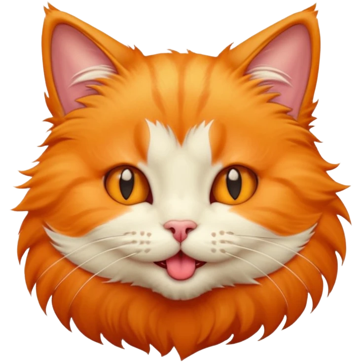 Cat with tongue out emoji