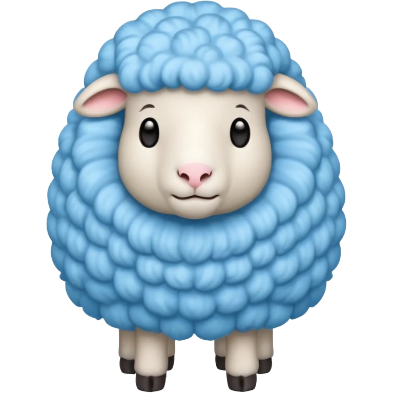 light blue sheep emoji