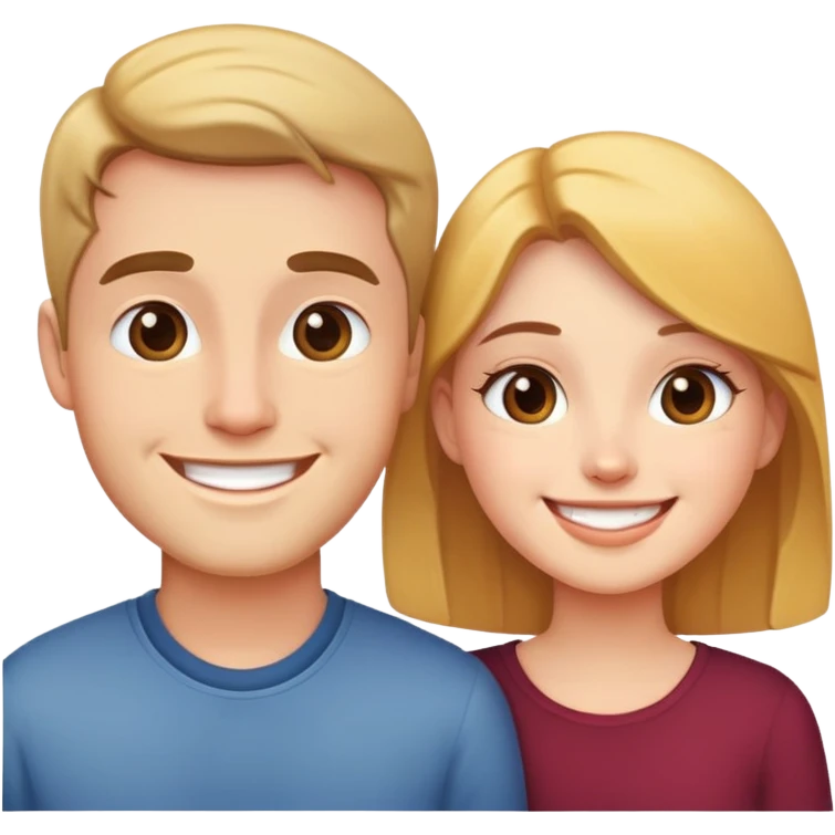 Cute couple emoji